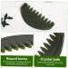 Frcolor 4 Portable Jade Gua Sha Comb | Handmade Beauty Tool for Hairdresser & Massage | Natural Jade Hair Comb for Women - Buy Online on GoSupps.com