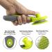 Retractable Slicker Brush for Cats and Dogs - Pet Hair Grooming Brush with Soft Grip Handle - Buy Online on GoSupps.com