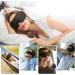 RIWISLL 3D Contoured Cup Sleep Mask - 100% Light Blocking, Adjustable Strap - Black - Buy Online on GoSupps.com
