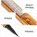 Outanaya 3pcs Self Adhesive Mascara Liquid Eyeliner Pen Matte Eyeliner Self-adhesive Eye Liner Golden Plastic - Buy Online on GoSupps.com