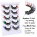 Kiromiro Russian Strip Lashes: 5 Pair Colorful D Curl False Eyelashes for Natural and Wispy Look - Buy Online on GoSupps.com