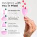 Portable Heart-Shaped Menstrual Cup for Women - Soft & Travel-Friendly Pink Cup - Eco-Friendly Period Solution - Buy Online on GoSupps.com