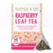 Nipper & Co Red Raspberry Leaf Tea Pregnancy Preconception PMS (14 Reusable Bags 42 Cups) Natural & Biodegradable Baby Shower Pamper Kit New Mum To Be Gift Hamper Present Baby Shower Gifts 14 Count (Pack of 1)
