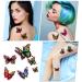 126Pcs 3D Butterfly & Flower Temporary Tattoo Stickers for Women & Kids - Buy Online on GoSupps.com