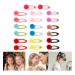 Frcolor 20 Pack Pompom Hair Clips for Girls - No Slip Metal Snap Hair Accessories - Buy Online on GoSupps.com