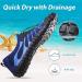 Unisex Fast-Drying Water Shoes for Men & Women - Beach Pool and Kayaking - Drainage Holes - Sizes 36-46 EU - Blue - Buy Online on GoSupps.com