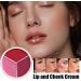 Cheek and Lip Balm 8g Matte Cream | Waterproof Cosmetic Creamy Texture For Women Travel Daily Evening Natural Look Beauty Friends Girlfriends Sisters Versatile Practical - Buy Online on GoSupps.com