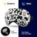 Funny Cow Sleep Mask | Soft Light-Blocking Eye Cover for Women | Adjustable Sleeping Mask with Farm Animal Design - Buy Online on GoSupps.com