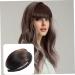 Braid Headband Single Braided Dark Brown Fringe Headband with Bangs Realistic Instant Hair Bangs Fringe Bangs Hair Clip for Women Girls Hair Extensions - Buy Online on GoSupps.com