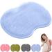 Foot brush for the shower footbrush footwear non -slip silicone massage pad clother massage device shower with non -slip suction cup cleaned peeling foot circuit relieves tired feet without bending down