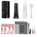 Black Lash Tint Kit - 15ml Keratin Eyelash Dye for 6 Weeks - Easy At-Home Eyebrow Tinting - Voluminous Eyes - Brow Lamination/Lift Aftercare - Black-Tint Kit - Buy Online on GoSupps.com