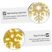 TEHAUX 60 Pcs Snowflake Stickers Christmas Sticker Cloth Stickers Snowflake Clothes Patches Silver Onion - Buy Online on GoSupps.com