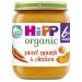 HiPP Organic Stage 1 From 4 Months Sweet Squash and Chicken 6 x 125 g (Pack of 2 Total 12 Pots)