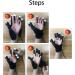 Rehabilitation Robot Gloves Soft Resting Hand Splint for Flexion Contracture Finger Training Increase Muscle Tone Hemiplegia Left Large - Buy Online on GoSupps.com