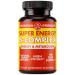 Super Energy Vitamin B Complex Bioactive Cold Fill Soft gels for Max Potency & Absorption | Vitamins B1 B2 B3 B6 B12 plus Folic Acid Zinc Vitamin D | Energy Fat Metabolism Antioxidant 90 ct