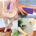 10 Pcs Pumice Stone for Feet Foot Pumice Stone Scrubber Pedicure Double Sided Exfoliation Suitable Double Sided Foot Scrub Foot Stone Ideal Suitable for Home and Beauty Salons(Yellow Purple) - Buy Online on GoSupps.com