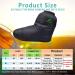 RANDDER Down Booties - Ultralight Warm Socks for Camp Backpacking - Cozy Sleeping Bag Slippers for Men & Women - Black Large - Buy Online on GoSupps.com