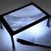 3X Magnifying Glass with LED Light for Reading Page Magnifier for Reading Full Page Rectangle Lighted Magnifier Large Viewing Area for Low Vision Person and Seniors - Buy Online on GoSupps.com