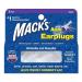 Mack's AquaBlock Earplugs 2 pair Pack of 3