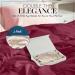 Beckham Hotel Collection Silk Sleep Mask - Pack of 2 Mulberry Silk Sleeping Masks for Men and Women - Adjustable Strap, Blackout Eye Mask for Sleeping & Travel - Grey - Buy Online on GoSupps.com