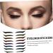 FOMIYES 108 Pairs Glitter Eyeliner Korean Stickers Instant Reusable Eyeliner Sticker Miss Adhesive Tape Eyes - Buy Online on GoSupps.com