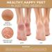 Hicream Coconut Foot Peel Mask - 2 Pairs for Cracked Heels & Dead Skin Removal - Buy Online on GoSupps.com