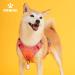 Pawaii Dog Harness for Medium-Sized Dogs | Adjustable Reflective & Breathable Anti-Pull Chest Harness in Pink (Size M: 55cm-68cm) - Perfect for Training & Walking - Buy Online on GoSupps.com