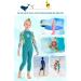 MWTA 2.5mm Neoprene Wetsuit for Kids Boys Girls | Thermal Swimsuit Fullsuit for Toddler Child Junior | Ideal for Swimming, Diving, Surfing | AQUA-Fullsuit 0-2 years | Size S/Height 33-35 - Buy Online on GoSupps.com