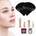 Generic 2 Pieces Powder Puff Triangle Powder Puff Soft Makeup Powder Puffs Reusable Powder Puff Triangle Dry Wet Velour Puff for Loose Powder Daily Makeup Foundation Cream Blush (Black) - Buy Online on GoSupps.com