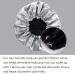 2 Pack Reversible Silk Satin Sleep Bonnet for Extra Large Hair - Black - Buy Online on GoSupps.com