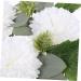 LIFKICH Wedding Candle Wreath Flower Ball Candle Holder Flowers Ring Silk Flower White Candle Rings Wreaths White 28.00X28.00X8.00CM - Buy Online on GoSupps.com
