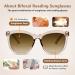 EASY READ Bifocal Reading Sunglasses for Women - Fashionable UV400 Sun Readers (2.00 Magnification Brown - Buy Online on GoSupps.com