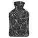 Hot Water Bottle With Cover Plush Bed Bottle Hand Warmer For Adults And Children 26.5X15.3cm