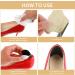Buy WLLHYF 2 Pairs Heel Grips - Cute Bear Self-Adhesive Cushion Pads for Blister Prevention | Cuttable Insole Inserts for Big Boots - Apricot & Black - Buy Online on GoSupps.com
