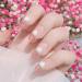 SANWOOD Nail Gems - 50 Pieces 3D Love Heart Ceramic Nail Art Decor | DIY Manicure Sequins for Women - Buy Online on GoSupps.com