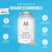 MORE NUTRITION Vegan Essentials O3-D3-K2 | 80 Algae Oil Capsules | Omega 3 & Vegan-Friendly Supplements - Buy Online on GoSupps.com