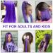 Buy Aomig 22 Rainbow Clip-In Hair Strands - Purple | Vibrant Extensions for Girls & Women | Perfect Party Accessories - Buy Online on GoSupps.com