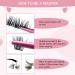 72 Pcs Peachy-D-8-16 Mix Cluster Individual Lashes - DIY Eyelash Extension Kit with Super Thin Band | Reusable & Comfortable - Buy Online on GoSupps.com
