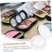 PACKOVE Makeup Case 8pcs Box Empty Eye Shadow Box Sheer Lipstick Empty Eyeshadow Organizer Makeup Tool Round Travel Sample Jars White 4x3.8cm - Buy Online on GoSupps.com