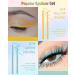 Yellow & Green Gel Eyeliner 2 Colors Eyeliner Crayon Pencil Waterproof Long Wear Smudge-Proof Retractable Eyeliner Pen Matte Cream Waterline Eyeliner Delineador De Ojos Eye Makeup for Festival(05+07) - Buy Online on GoSupps.com