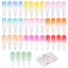 Jinlaili 40 pieces of colorful hair clips 5cm hair clips children glitter snap hair clips hair jewelry children hair clips hair clips metal hair clips hair clip for baby children women