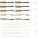 minkissy 60pi ces Tubes De Mascara Ensemble De Contenants Avec Entonnoirs Et Pipettes Pour Et Huile Transparent Et Pratique Pour Stockage Cosm tiques 10x1cmx3pcs Couleurs assorties x 3 pi ces - Buy Online on GoSupps.com