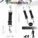 2 Pcs Dog Collar Clips Adjustable Double Clip Lead for Dogs Reflective Pet Collar Connector Nylon Double Ended Lead for Dogs Extension Retractable Leash Strap for Pets Cats Dog Puppy (Black) - Buy Online on GoSupps.com