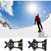 OuterStar Ice & Snow Grips Traction Cleats - 10 Stud Crampons for Shoes/Boots - Anti-Slip Rubber Spikes - Slip-On Stretch Footwear - Large Size - W 10-13/M 8-11 - Extra 10 Studs Included - Buy Online on GoSupps.com