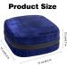 Menstrual Pad Bag with Zipper | Ladies Napkin Pouch & Tampons Collection Bag for Women & Girls - Blue Background - Buy Online on GoSupps.com