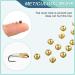 Skylety 120pc Fly Tying Beads w/ Plastic Box - Tungsten Round Ball Head Fly Tying Materials in Black Nickel, Gold, Silver - 3.0mm, 2.5mm, 2.0mm - Buy Online on GoSupps.com
