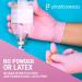 100 Pink Nitrile Exam Gloves 3.5 Mil - Latex & Powder Free, Small, Disposable Non-Sterile Protective Gloves by PlastCare - Buy Online on GoSupps.com
