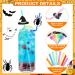 24 Pack Halloween Party Favors Halloween Straws Halloween Party Decorations Supplies Halloween Crazy Plastic Straws for Halloween Birthday Baby Shower Party Decorations Favors - Buy Online on GoSupps.com