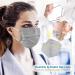 Monyus 100 pcs Disposable Gray Face Mask - 3 Ply Earloop | Breathable & Comfortable for Adults - Buy Online on GoSupps.com