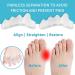 Silicone Toe Spacers - Big Toe Straightener for Correct Alignment | 5 Holes - 2 Beige 2 Black 2 White | Hammer Toe Corrector & Foot Stretcher - Buy Online on GoSupps.com